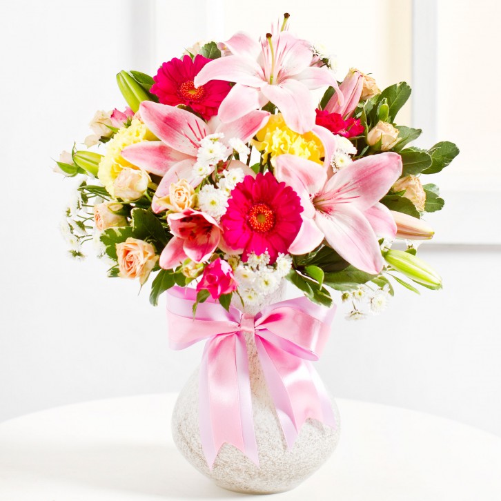 Surprise Bouquet in Pink Colours