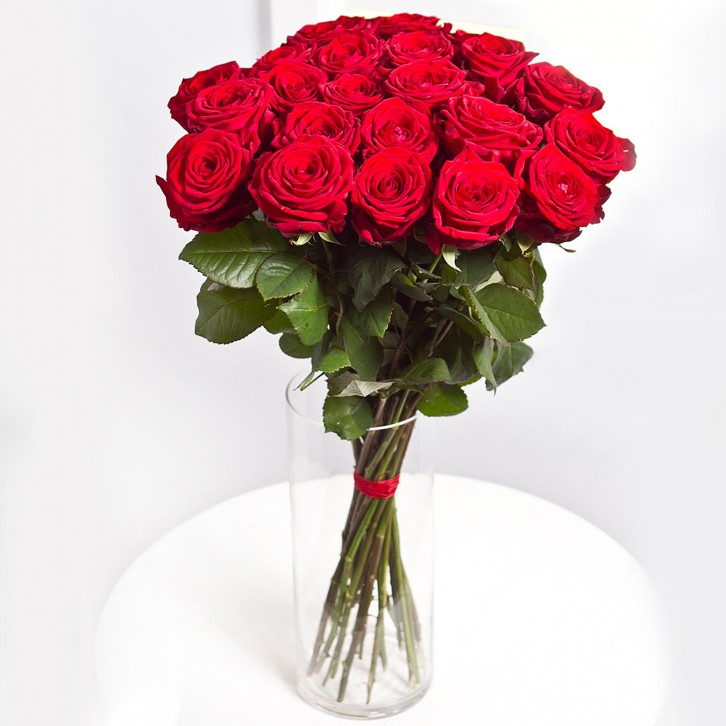 25 rosas de tallo large