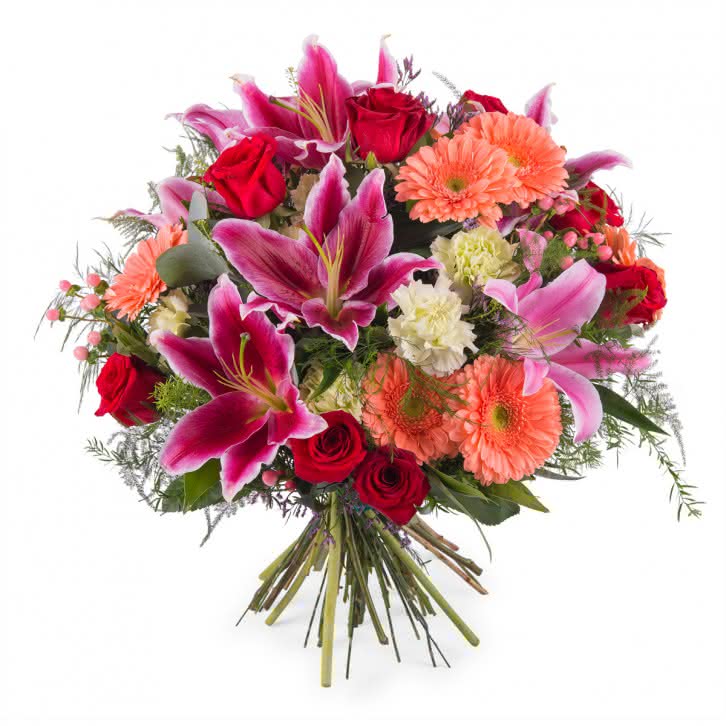 Seicheles, Ramo de Rosas com Liliuns