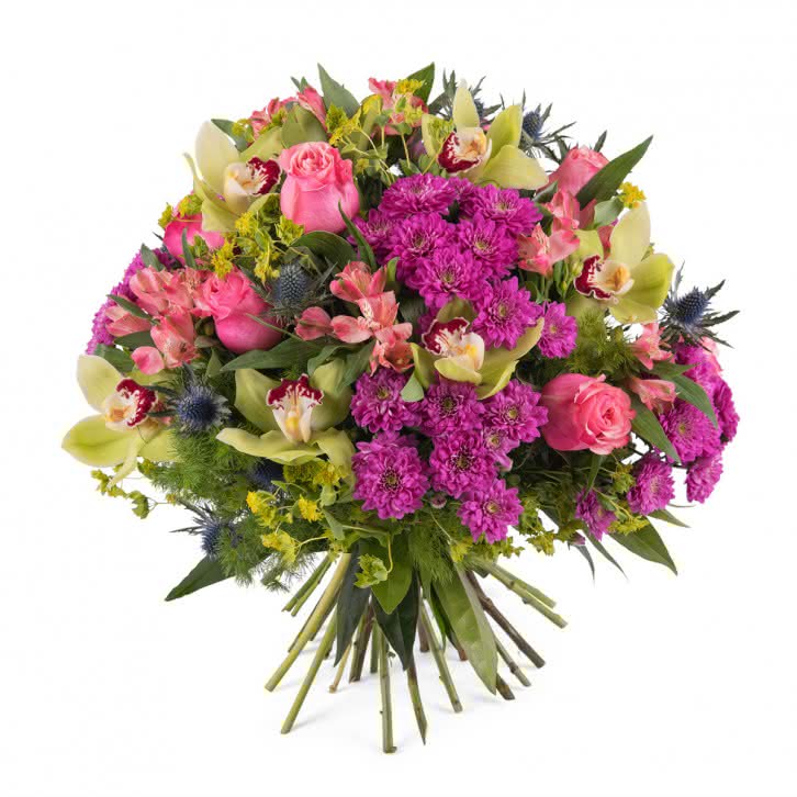Toscana, Ramo com rosas e orquideas