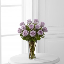 The Lavender Rose Bouquet by FTD® - VASE INCLUDED, The Lavender Rose Bouquet by FTD® - VASE INCLUDED