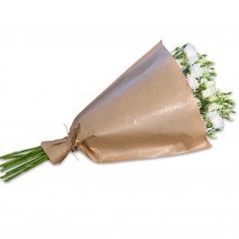 Bundle of white Lisianthus, Bundle of white Lisianthus
