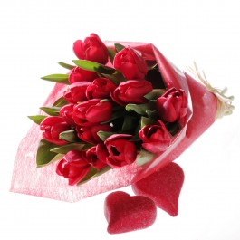Special bouquet of red tulips, Special bouquet of red tulips