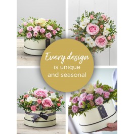 MOTHER'S DAY PASTEL HATBOX, MOTHER'S DAY PASTEL HATBOX