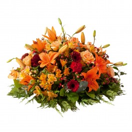 Round orange cushion, Round orange cushion