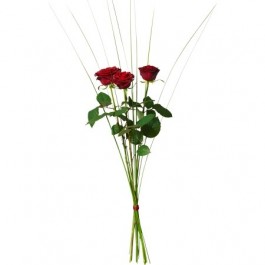 Bouquet with 3 red roses, Bouquet with 3 red roses