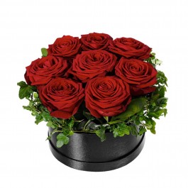 Large Flower Box, Red Roses, Large Flower Box, Red Roses