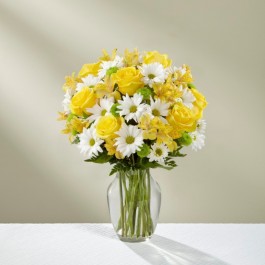 The Sunny Sentiments™ Bouquet - VASE INCLUDED, The Sunny Sentiments™ Bouquet - VASE INCLUDED