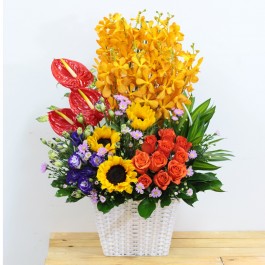 Stunning mixed colour arrangement, Stunning mixed colour arrangement