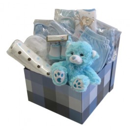 Baby Hamper Blue (L) - HEAD OFFICE, Baby Hamper Blue (L) - HEAD OFFICE