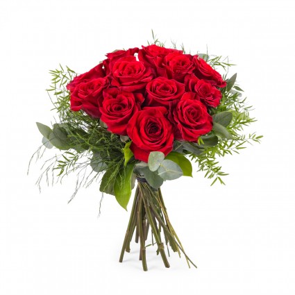 Desejo, Buquê de Rosas Vermelhas de Pé Curto