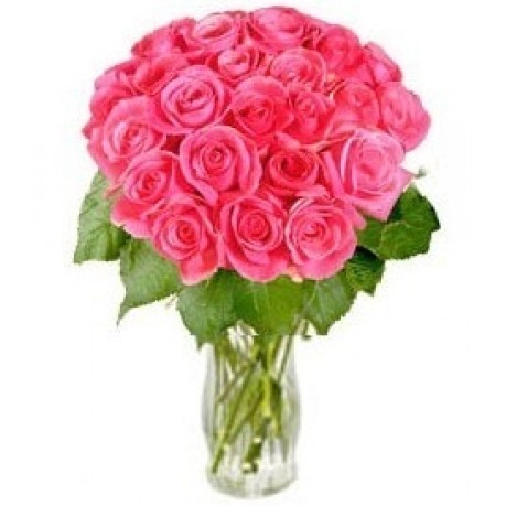 Ramo de rosas rosadas "Sueños atractivos" (sin jarrón), Ramo de rosas rosadas 