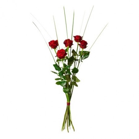 Bouquet of 5 red roses, Bouquet of 5 red roses
