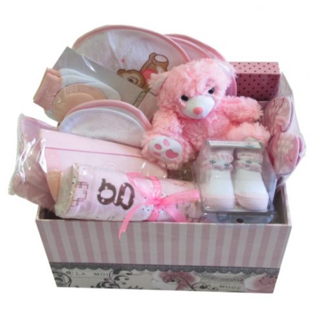 Baby Hamper Pink - (L) - HEAD OFFICE, Baby Hamper Pink - (L) - HEAD OFFICE
