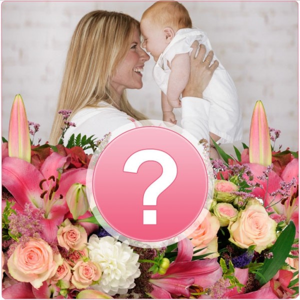 Bouquet-Surpresa Nacimento Menina / Cor à escolha, Bouquet-Surpresa Nacimento Menina / Cor à escolha