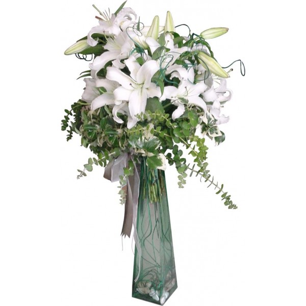 Arrangement of White Liliums, Arrangement of White Liliums