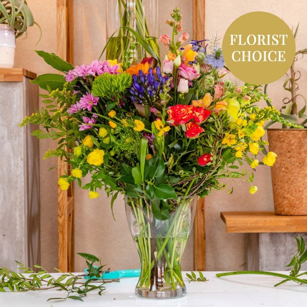 Colorful florist's fantasy bouquet, Colorful florist's fantasy bouquet