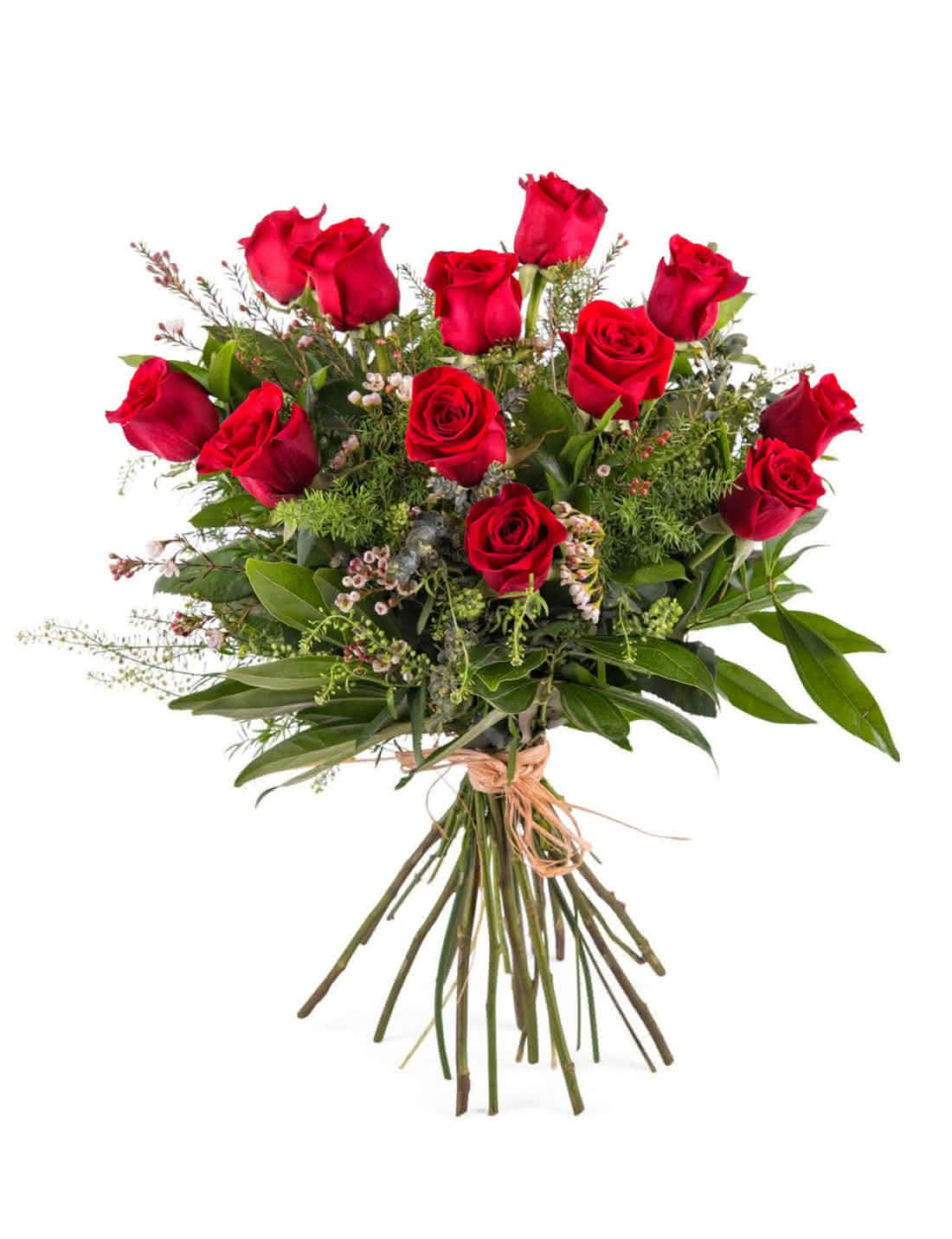 Ramos de flores frescas para oferecer no Dai de S. Valentim