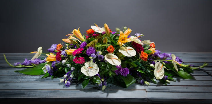 Enviar flores para um funeral ao velorio