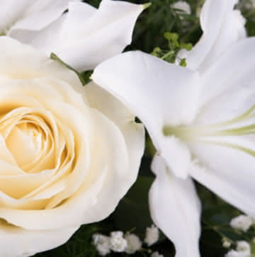 Coroa de Flores funerárias para um enterro